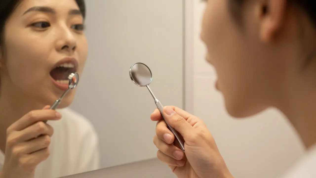 Dentální zrcátko: Jak ho používat pro kontrolu stavu korunek a můstků