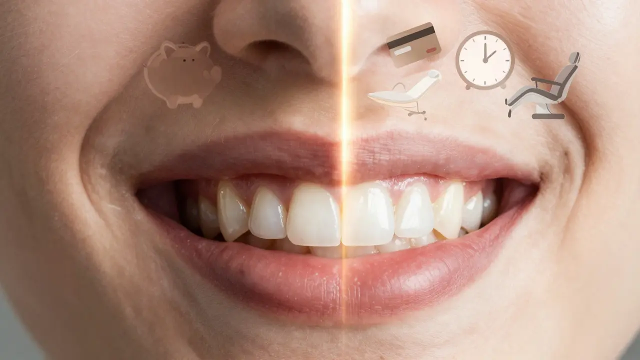 Přechod od špatných zubů k dokonalému úsměvu s významnými finančními možnostmi.