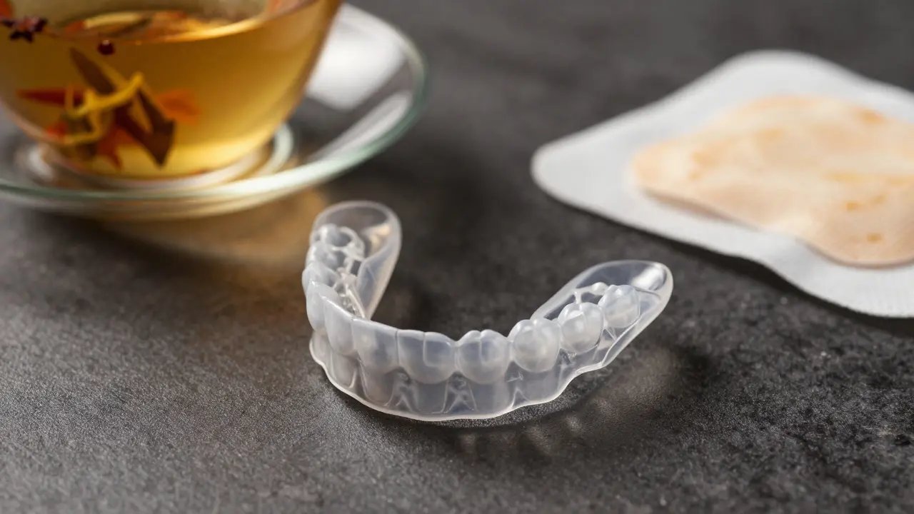 Dentální chránička pro ochranu zubů během spánku